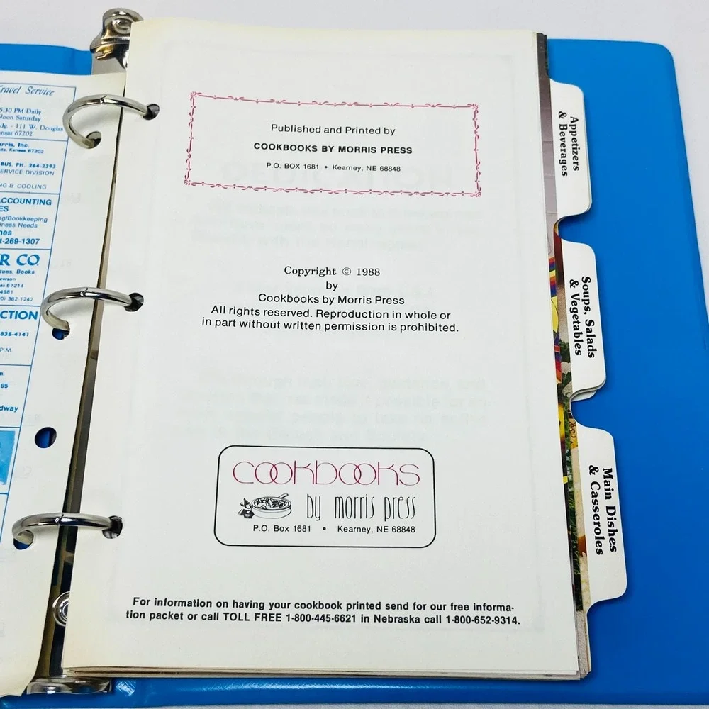 We Celebrate 1988 Cookbook St. Mary's Cathedral‎ Wichita KS Recipes Kansas Vtg